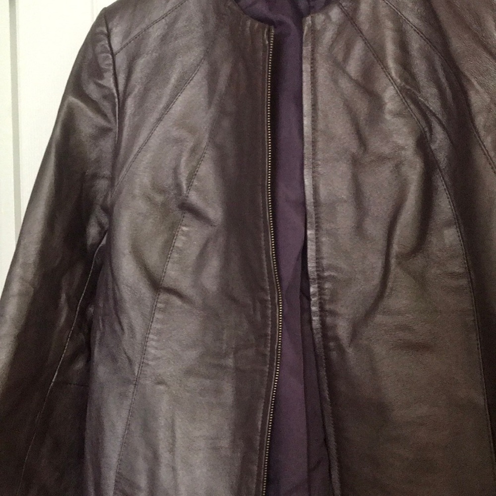 Dialogue Leather Jacket - image 4